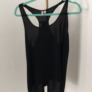 Frenchi Racerback Black tank